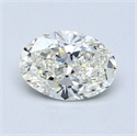 Diamante Natural 0.81 quilates, Ovalado , Color I, claridad VVS2 y certificado GIA