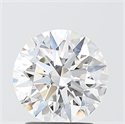 Del inventario de diamantes de laboratorio, 2.09 quilates, Redondo , Color E, claridad VVS2 y certificado IGI