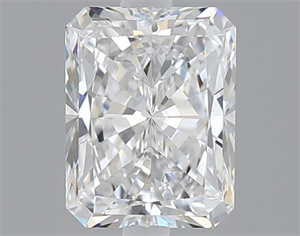 Picture of Natural Diamond 0.70 Carats, Radiant with  Cut, D Color, VVS1 Clarity and Certified by GIA