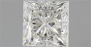 Picture of Natural Diamond 1.00 Carats, Princess with  Cut, J Color, VVS2 Clarity and Certified by GIA