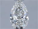 Diamante Natural 0.30 quilates, De pera , Color G, claridad VVS1 y certificado GIA