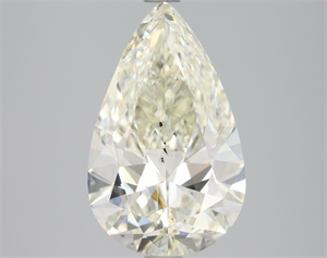 Foto Diamante Natural 3.02 quilates, De pera , Color J, claridad SI2 y certificado HRD de