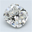 Natural Diamond 2.01 Carats, Cushion with  Cut, J Color, SI2 Clarity and Certified by GIA