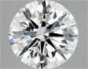 Del inventario de diamantes de laboratorio, 2.50 quilates, Redondo , Color D, claridad SI1 y certificado IGI