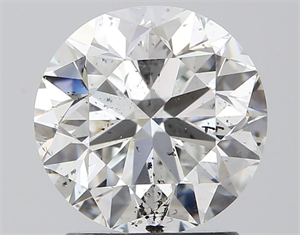 Foto Diamante Natural 2.00 quilates, Redondo , Color F, claridad SI2 y certificado GIA de