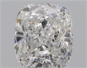 Natural Diamond 0.50 Carats, Cushion with  Cut, E Color, SI1 Clarity and Certified by GIA