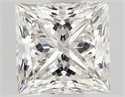 Natural Diamond 0.92 Carats, Princess with  Cut, G Color, VS2 Clarity and Certified by GIA