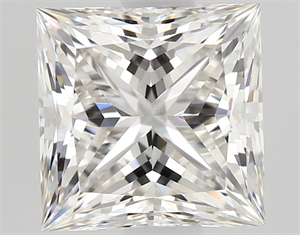 Picture of Natural Diamond 0.92 Carats, Princess with  Cut, G Color, VS2 Clarity and Certified by GIA