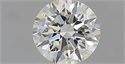 Natural Diamond 0.53 Carats, Round with Excellent Cut, H Color, IF Clarity and Certified by IGI
