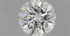 Picture of Natural Diamond 0.53 Carats, Round with Excellent Cut, H Color, IF Clarity and Certified by IGI
