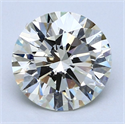 Diamante Natural 2.17 quilates, Redondo , Color M, claridad IF y certificado GIA