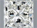 Natural Diamond 1.01 Carats, Princess with  Cut, J Color, VVS1 Clarity and Certified by GIA