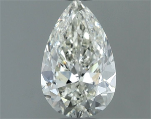 Picture of Natural Diamond 0.50 Carats, Pear with  Cut, I Color, VS2 Clarity and Certified by IGI