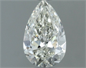 Natural Diamond 0.50 Carats, Pear with  Cut, I Color, VS2 Clarity and Certified by IGI