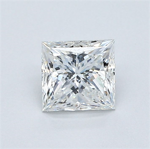Picture of Natural Diamond 0.70 Carats, Princess with  Cut, G Color, VVS1 Clarity and Certified by GIA