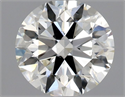 Natural Diamond 1.06 Carats, Round with Excellent Cut, I Color, SI1 Clarity and Certified by GIA
