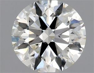 Picture of Natural Diamond 1.06 Carats, Round with Excellent Cut, I Color, SI1 Clarity and Certified by GIA