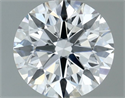 Diamante Natural 0.70 quilates, Redondo , Color F, claridad VS1 y certificado GIA