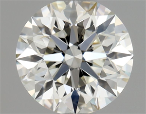 Picture of Natural Diamond 0.50 Carats, Round with Excellent Cut, J Color, IF Clarity and Certified by GIA