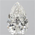 Natural Diamond 3.50 Carats, Pear with  Cut, G Color, SI2 Clarity and Certified by GIA