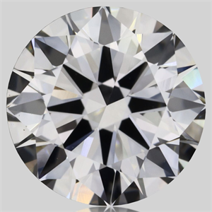 Picture of Natural Diamond 1.01 Carats, Round with Excellent Cut, K Color, VS2 Clarity and Certified by GIA