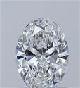 Diamante Natural 0.52 quilates, Ovalado , Color D, claridad VVS2 y certificado GIA