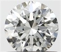 Diamante Natural 0.63 quilates, Redondo , Color I, claridad VVS1 y certificado IGI