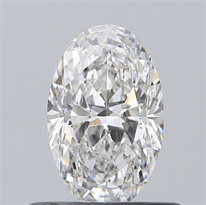 Picture of Natural Diamond 0.60 Carats, Oval with  Cut, E Color, SI2 Clarity and Certified by GIA