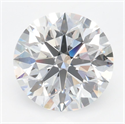 Lab Grown Diamond 3.33 Carats, Round with Ideal Cut, D Color, VVS1 Clarity and Certified by IGI