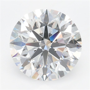 Picture of Lab Grown Diamond 3.33 Carats, Round with Ideal Cut, D Color, VVS1 Clarity and Certified by IGI