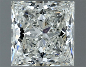 Picture of Natural Diamond 1.00 Carats, Princess with  Cut, H Color, IF Clarity and Certified by IGI