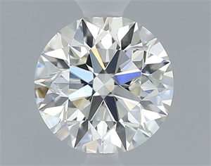 Picture of Natural Diamond 0.53 Carats, Round with Excellent Cut, G Color, VS1 Clarity and Certified by GIA