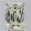 Natural Diamond 3.85 Carats, Radiant with  Cut, N Color, VS1 Clarity and Certified by GIA
