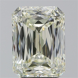 Picture of Natural Diamond 3.85 Carats, Radiant with  Cut, N Color, VS1 Clarity and Certified by GIA