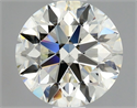 Natural Diamond 0.82 Carats, Round with Excellent Cut, K Color, VS2 Clarity and Certified by GIA