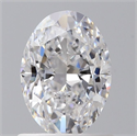 Natural Diamond 0.90 Carats, Oval with  Cut, D Color, VS1 Clarity and Certified by GIA