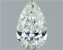 Natural Diamond 1.01 Carats, Pear with  Cut, H Color, IF Clarity and Certified by IGI