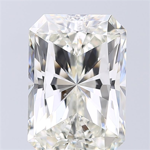 Foto Diamante Natural 7.02 quilates, Radiante , Color J, claridad SI1 y certificado GIA de