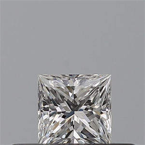 Picture of Natural Diamond 0.23 Carats, Princess with  Cut, F Color, VVS1 Clarity and Certified by GIA
