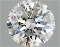 Del inventario de diamantes de laboratorio, 2.08 quilates, Redondo , Color F, claridad VS1 y certificado IGI