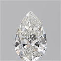 Natural Diamond 0.53 Carats, Pear with  Cut, G Color, SI1 Clarity and Certified by GIA