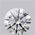 Lab Grown Diamond 2.07 Carats, Round with Ideal Cut, G Color, VVS2 Clarity and Certified by IGI