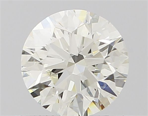 Picture of Natural Diamond 0.53 Carats, Round with Excellent Cut, H Color, IF Clarity and Certified by IGI