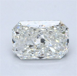 Picture of Natural Diamond 1.09 Carats, Radiant with  Cut, I Color, VVS2 Clarity and Certified by GIA