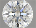 Natural Diamond 0.40 Carats, Round with Excellent Cut, K Color, VVS2 Clarity and Certified by GIA