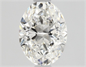 Natural Diamond 1.01 Carats, Oval with  Cut, F Color, VS2 Clarity and Certified by GIA
