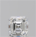 Diamante Natural 1.01 quilates, Asscher , Color F, claridad SI1 y certificado GIA