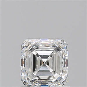 Foto Diamante Natural 1.01 quilates, Asscher , Color F, claridad SI1 y certificado GIA de