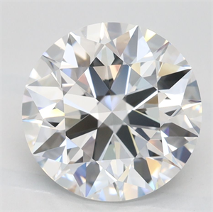 Picture of Lab Grown Diamond 3.01 Carats, Round with Excellent Cut, D Color, VVS1 Clarity and Certified by GIA