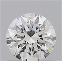 Natural Diamond 0.71 Carats, Round with Excellent Cut, G Color, SI1 Clarity and Certified by GIA